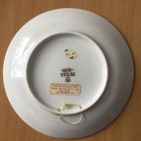 Crown Imperial fine china made in Romania Alba Iulia wall plate 7.75" box27ba - Picture 5 of 5